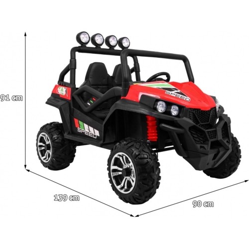 Pojazd elektryczny Grand Buggy 4x4 LIFT, czerwony