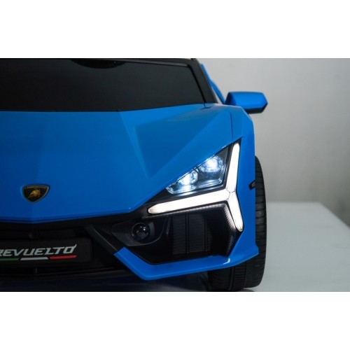 Pojazd elektryczny Lamborghini Revuelto XL STRONG, niebieski