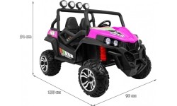 Pojazd elektryczny Grand Buggy 4x4 LIFT Pink