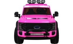 Samochód elektryczny dla dzieci Ford Super Duty, różowy