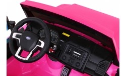 Samochód elektryczny dla dzieci Ford Super Duty, różowy