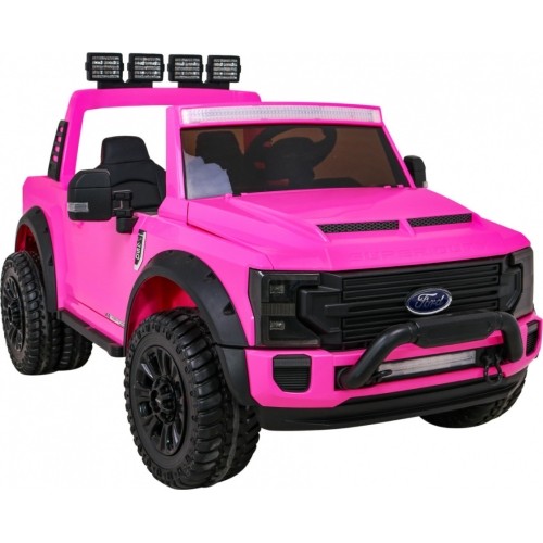 Samochód elektryczny dla dzieci Ford Super Duty, różowy