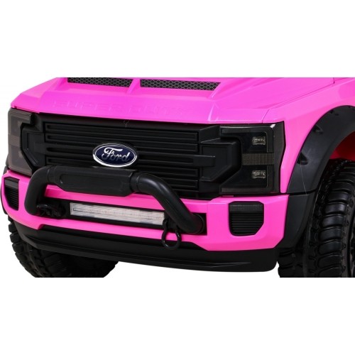 Samochód elektryczny dla dzieci Ford Super Duty, różowy