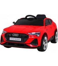 Pojazd elektryczny Audi E-Tron Sportback, czerwony