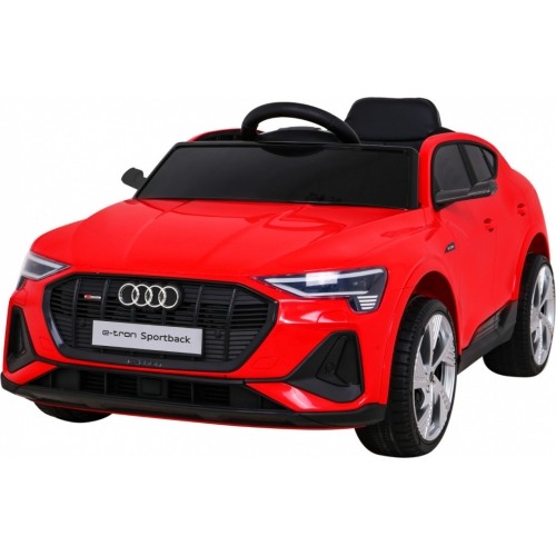 Pojazd elektryczny Audi E-Tron Sportback, czerwony