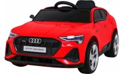 Pojazd elektryczny Audi E-Tron Sportback, czerwony