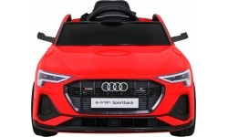 Pojazd elektryczny Audi E-Tron Sportback, czerwony