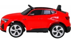 Pojazd elektryczny Audi E-Tron Sportback, czerwony