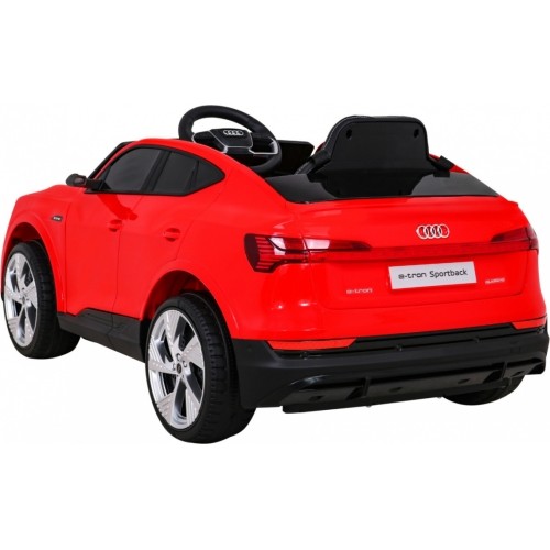 Pojazd elektryczny Audi E-Tron Sportback, czerwony