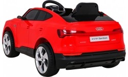 Pojazd elektryczny Audi E-Tron Sportback, czerwony