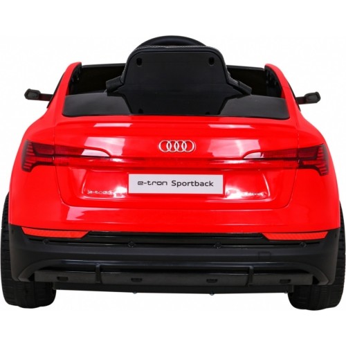 Pojazd elektryczny Audi E-Tron Sportback, czerwony