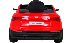 Pojazd elektryczny Audi E-Tron Sportback, czerwony