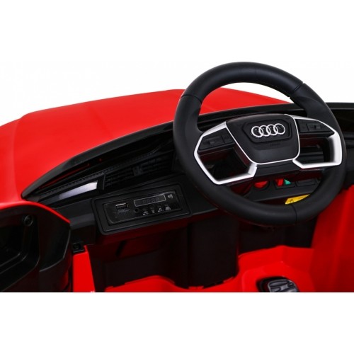 Pojazd elektryczny Audi E-Tron Sportback, czerwony