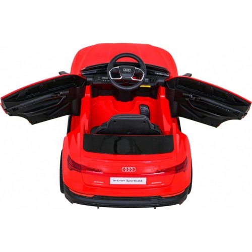 Pojazd elektryczny Audi E-Tron Sportback, czerwony