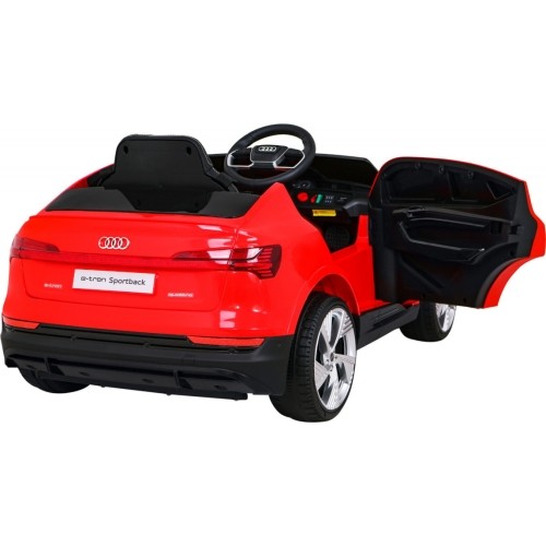 Pojazd elektryczny Audi E-Tron Sportback, czerwony