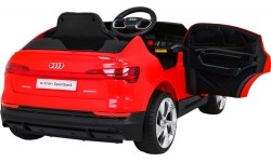 Pojazd elektryczny Audi E-Tron Sportback, czerwony