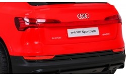 Pojazd elektryczny Audi E-Tron Sportback, czerwony