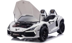 Pojazd elektryczny Lamborghini Revuelto XL, biały