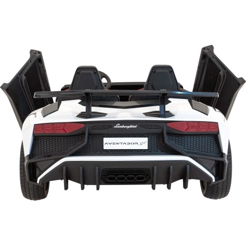 Pojazd elektryczny Lamborghini Aventador SV, biały