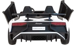 Pojazd elektryczny Lamborghini Aventador SV, biały