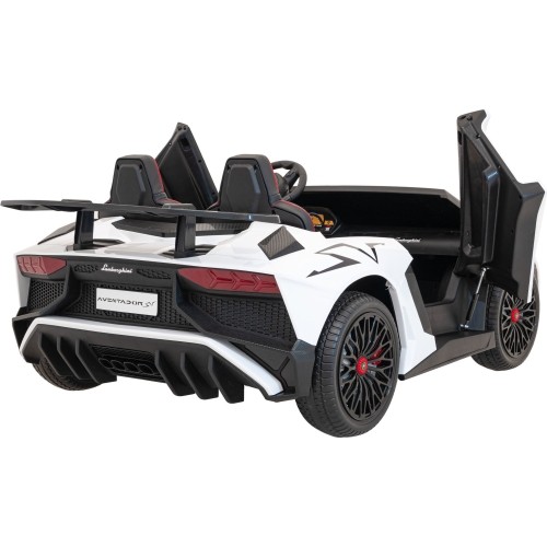Pojazd elektryczny Lamborghini Aventador SV, biały