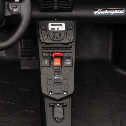 Pojazd elektryczny Lamborghini Aventador SV, biały