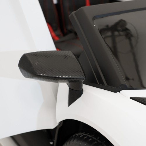 Pojazd elektryczny Lamborghini Aventador SV, biały