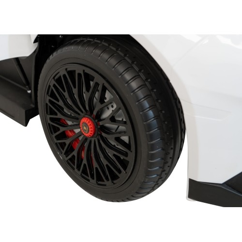 Pojazd elektryczny Lamborghini Aventador SV, biały