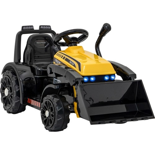 Pojazd koparka traktor G320, żółty