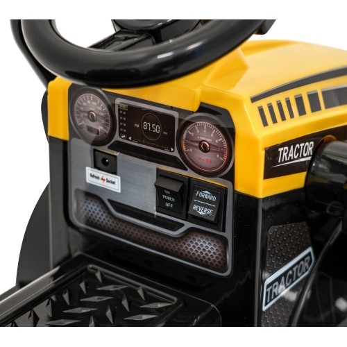 Pojazd koparka traktor G320, żółty