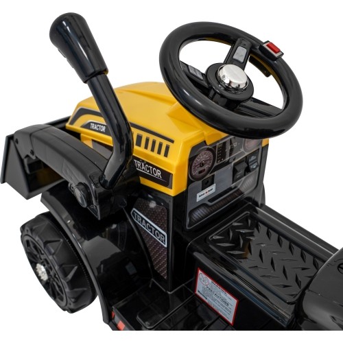 Pojazd koparka traktor G320, żółty