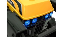 Pojazd koparka traktor G320, żółty