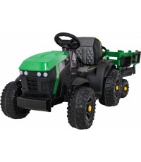 Traktor Titanium z przyczepą, zielony