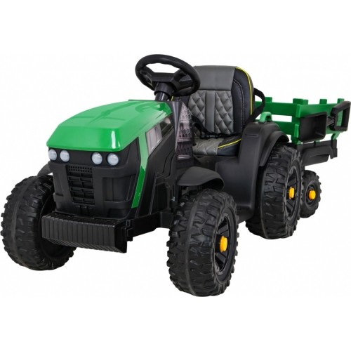 Traktor Titanium z przyczepą, zielony
