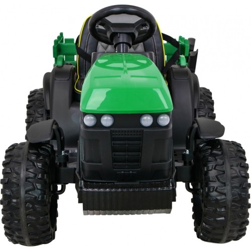 Traktor Titanium z przyczepą, zielony