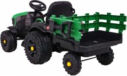 Traktor Titanium z przyczepą, zielony