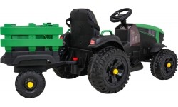 Traktor Titanium z przyczepą, zielony
