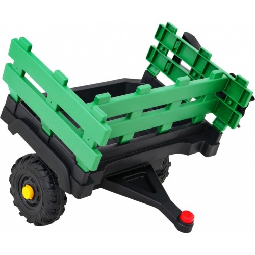 Traktor Titanium z przyczepą, zielony