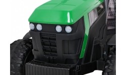 Traktor Titanium z przyczepą, zielony
