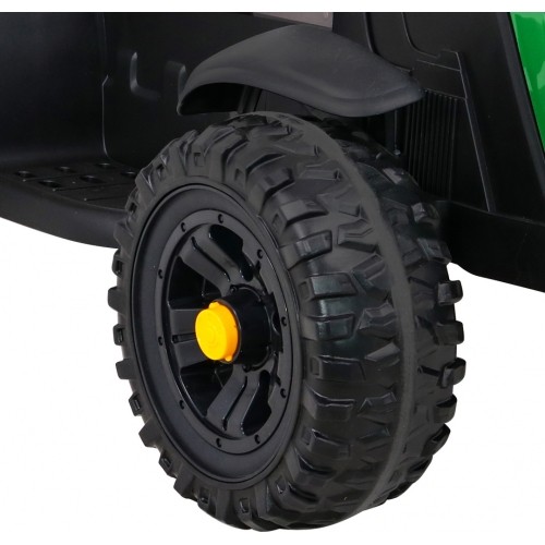 Traktor Titanium z przyczepą, zielony