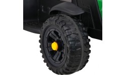 Traktor Titanium z przyczepą, zielony