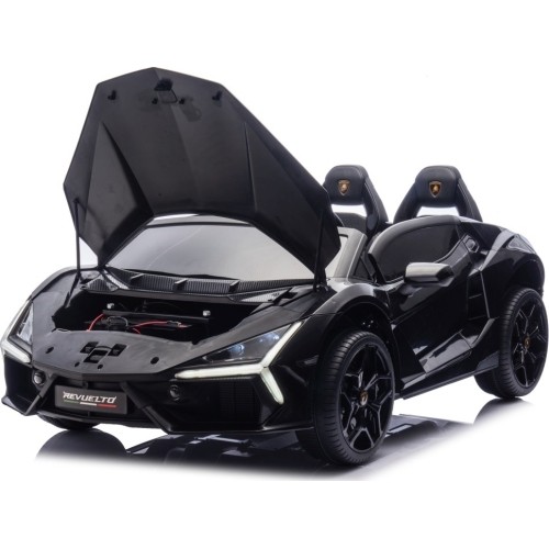 Pojazd elektryczny Lamborghini Revuelto XL, czarny