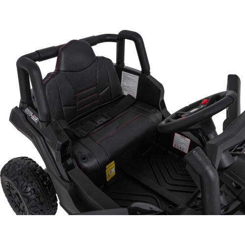 Pojazd elektryczny dla dzieci Madman UTV-MX Buggy, czarny