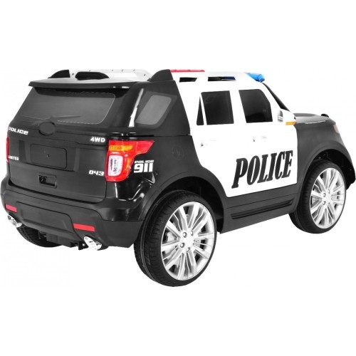 Samochód elektryczny dla dzieci SUV Police z pilotem
