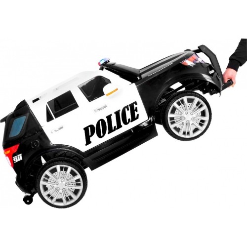 Samochód elektryczny dla dzieci SUV Police z pilotem