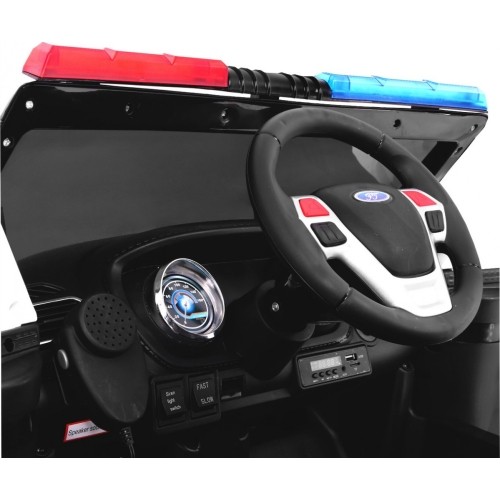 Samochód elektryczny dla dzieci SUV Police z pilotem