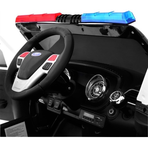 Samochód elektryczny dla dzieci SUV Police z pilotem