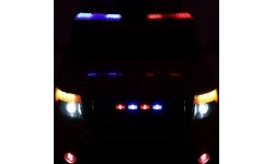 Samochód elektryczny dla dzieci SUV Police z pilotem