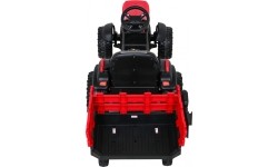 Traktor Titanium z przyczepą, czerwony
