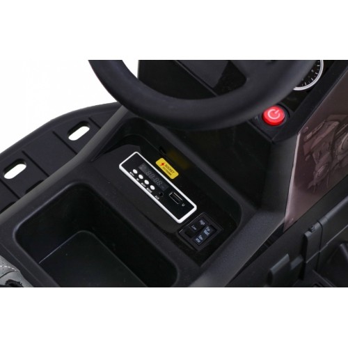 Traktor Titanium z przyczepą, czerwony